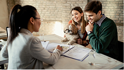 A house, representing homeowners liability coverage.